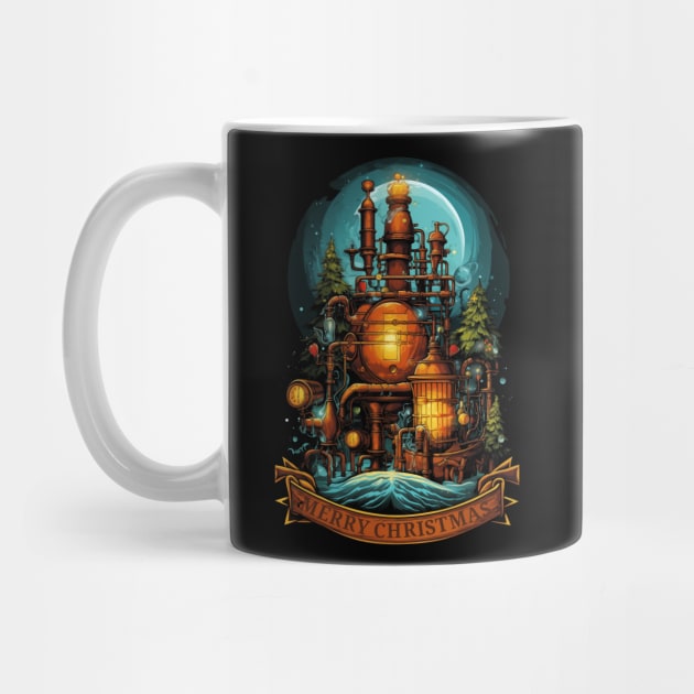 Steampunk Merry Christmas by TNM Design